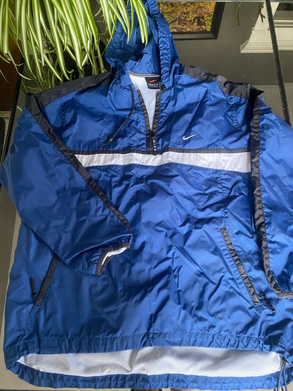 Nike Anorak/Windbreaker/ Pullover Vintage 90s Jacket, Mens L
